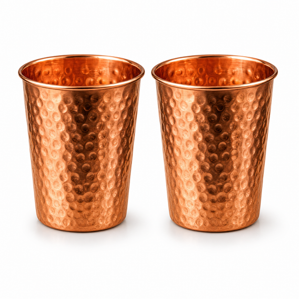 Handgehämmerter Kupferbecher